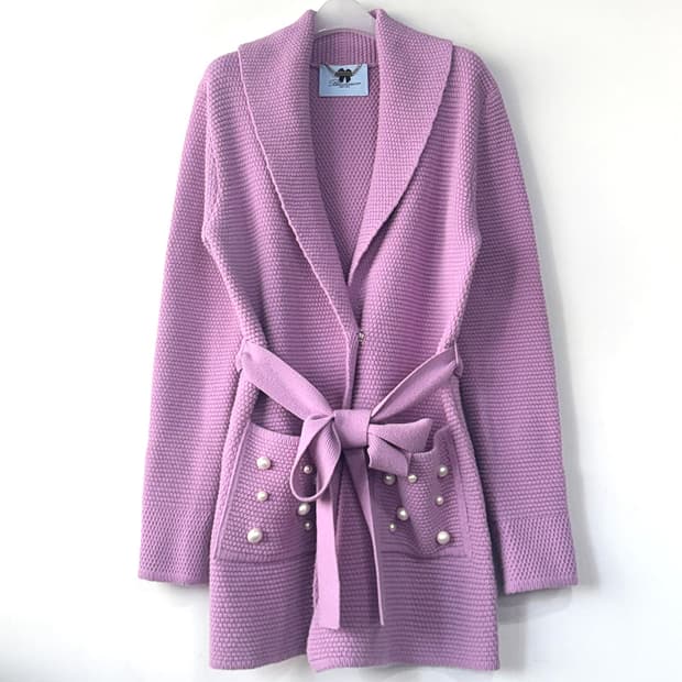 블루마린 BLUMARINE 울 캐시미어 가디건