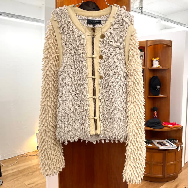 [M] 랙앤본 퍼 자켓