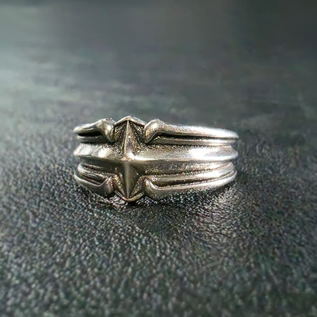 Croix 백동 남자 엔틱 빈티지 명품 고딕 십자가 반지