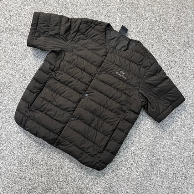 M 아이더 공용 경량 구스다운 자켓 반팔 0319J