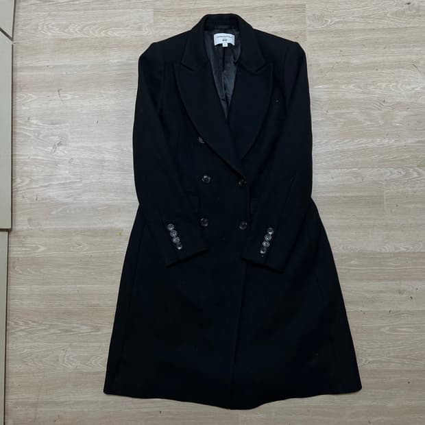 유니클로 X 카린 로이펠트 여성 더블코트 [블랙] L/100