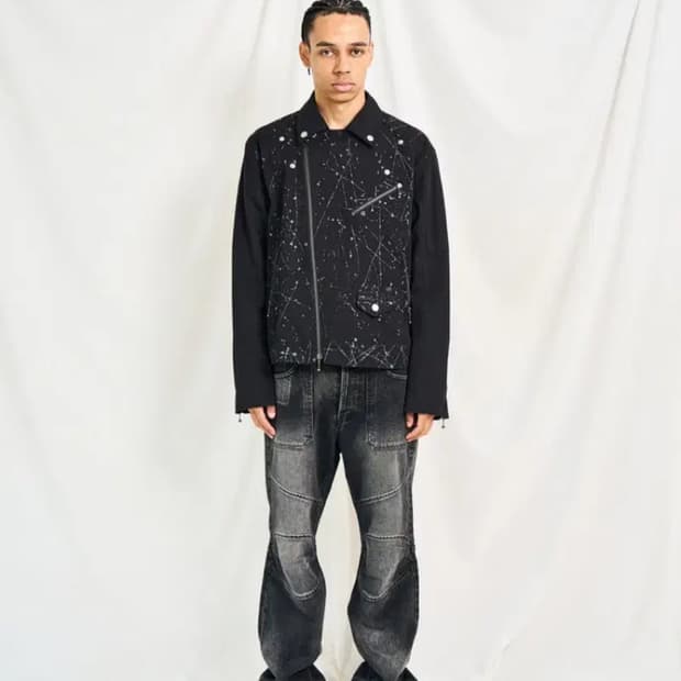 웨스켄 페인팅 라이더 자켓