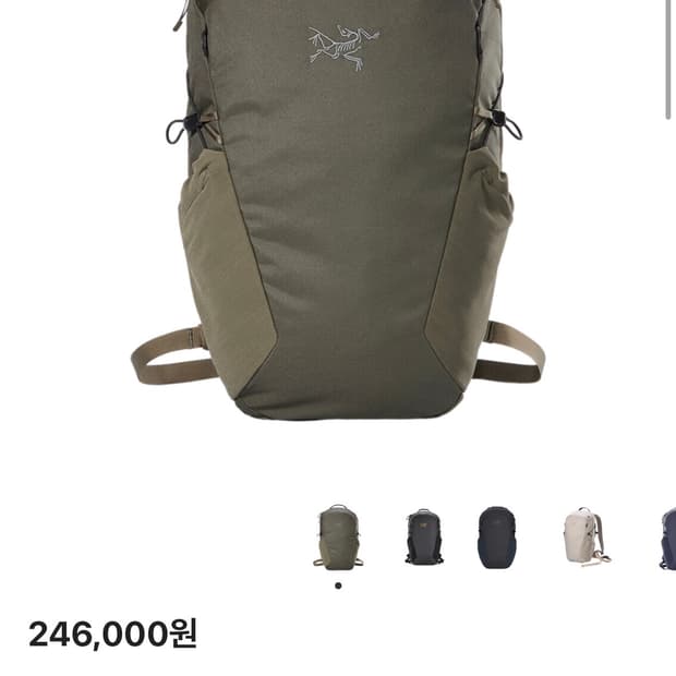 아크테릭스 멘티스 16 카키