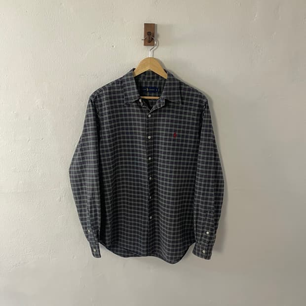 폴로 체크 셔츠 