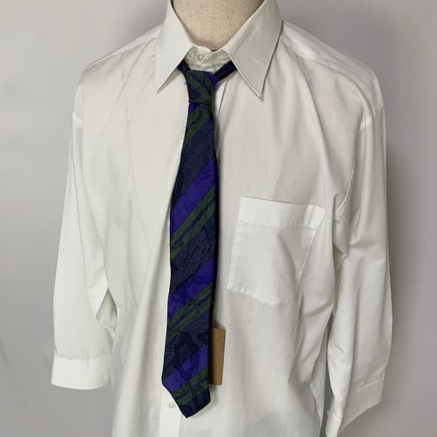 크리스찬 디올 빈티지 패턴 실크 넥타이