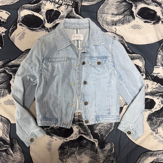 산드로 연청데님자켓 여성 39 (79-86-160)사이즈