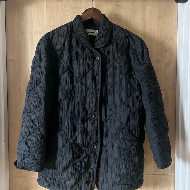 이세이미야케 플리츠 다운자켓