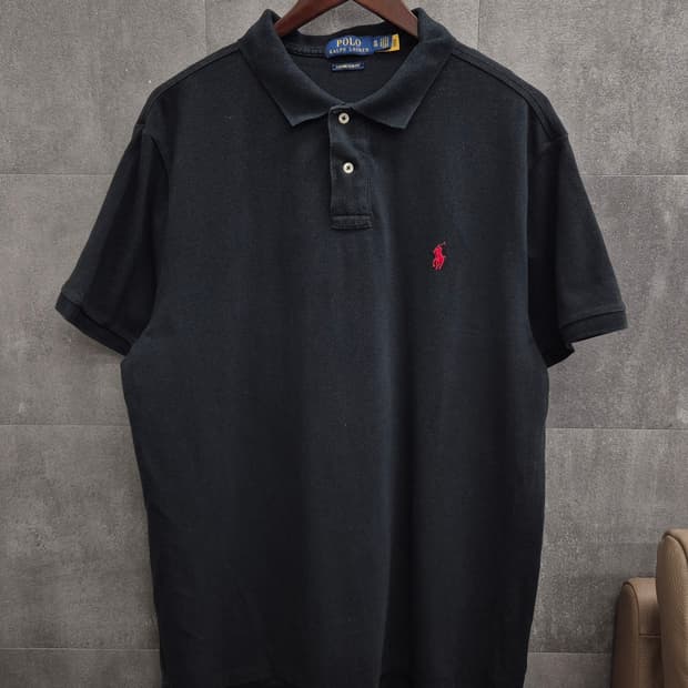 Polo  커스텀 슬림핏 반팔 폴로 셔츠 XL