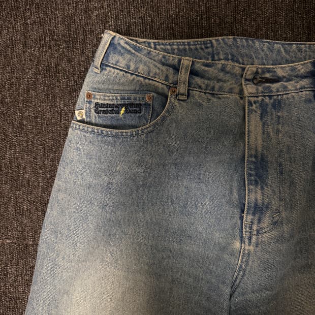 [L] 디스이즈네버댓 그레이트풀 데드 콜라보 데님 연청