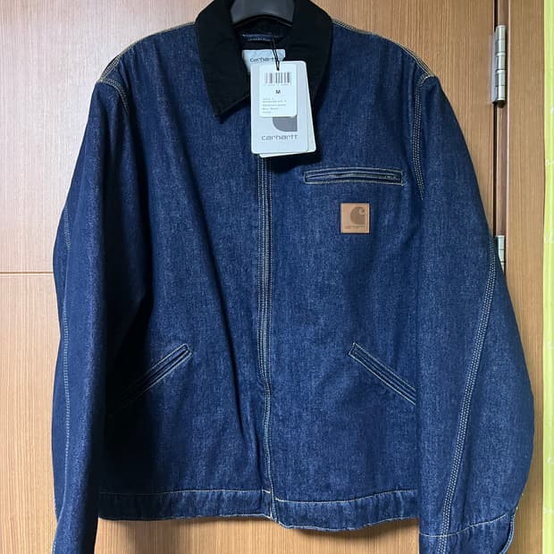 칼하트 WIP OG 디트로이트 자켓 블루 블랙m