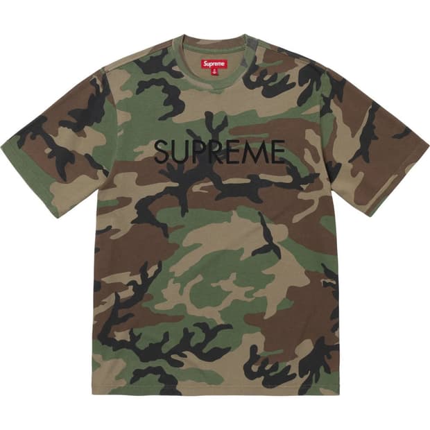 [XL] 슈프림 캐피탈 카모 숏슬리브 25SS
