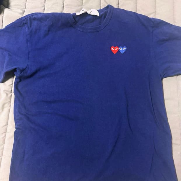 꼼데가르송 플레이 반팔xl