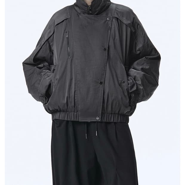 트리밍버드 Padded Nylon Blouson 패디드 블루종(차콜)