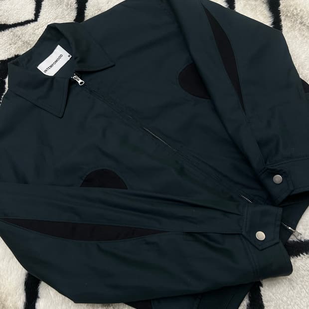 [M]인템포무드 코튼 블루종/다크그린