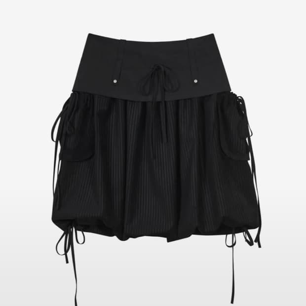 typeservice Mixed volume skirt [black]