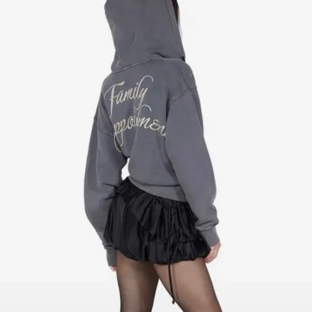 스컬프터 Bad Seed Washed Hoodie Zip-Up