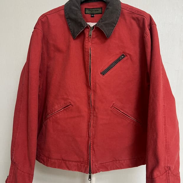 유니폼브릿지 24FW 캔버스 워크 자켓 레드 XL