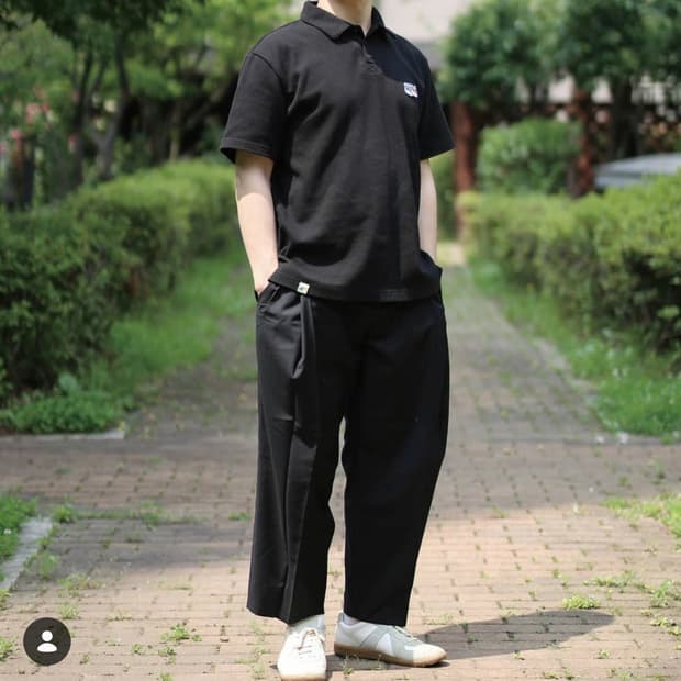 (48) 우영미 밴딩 원턱 슬랙스 블랙 W171PT16903B