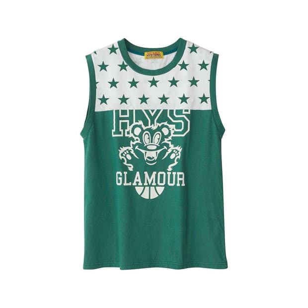 히스테릭 글래머 파이어베어 칼리지 민소매 Hysteric glamour 