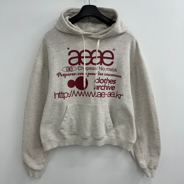 FREE AEAE 에이이에이이 여자 오버핏 후드티