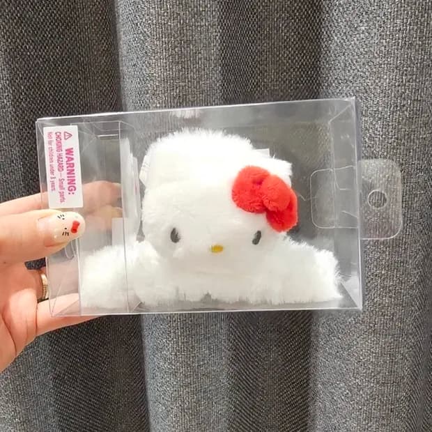 일본 산리오 오리지널 헬로키티 집게삔