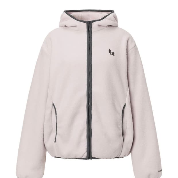 쓰리타임즈 쿠키 플리스 후리스 자켓