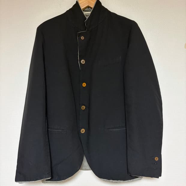 꼼데가르송 옴므플러스 축융 폴리 자켓