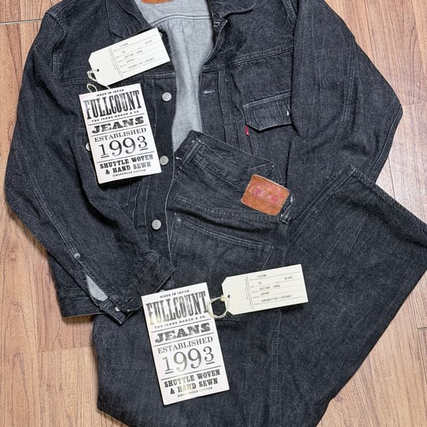 풀카운트 2102BK 40사이즈 , 1101BK 32사이즈 세트 판매