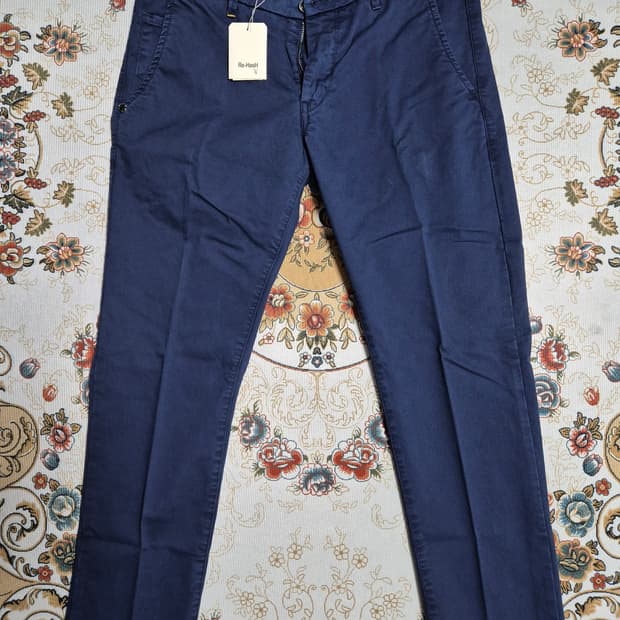 이태리 리하시(RE-HASH) 면바지/34