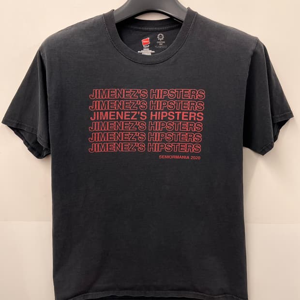 헤인즈 Hanes Jimenez's Hipsters 반팔 티셔츠 M