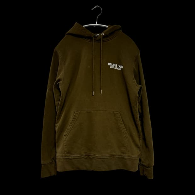 헬무트랭 로고 후드티
