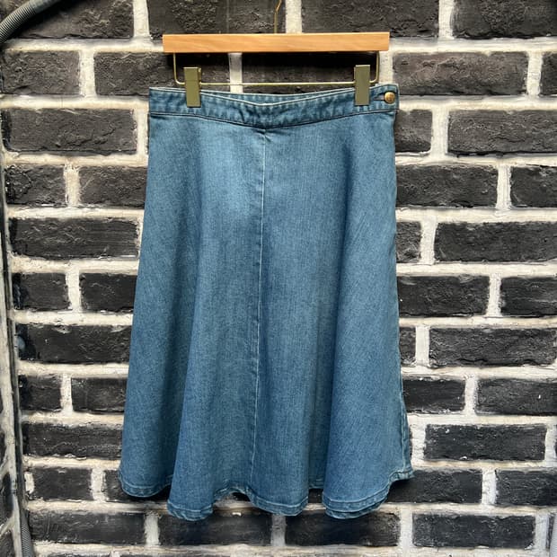 IENA 데님 플레어 스커트