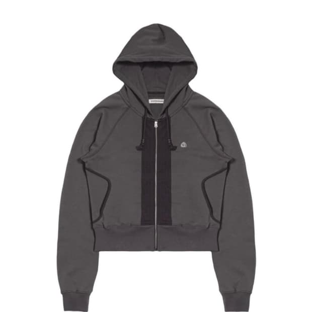 스마트어반유즈풀 코이세이오 퍼커링 후드집업 차콜