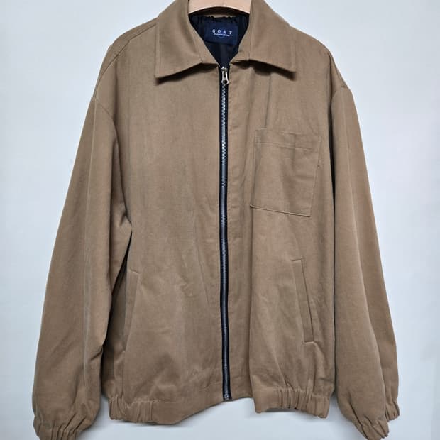 GOAT 카키 브라운 짚업 자켓XL