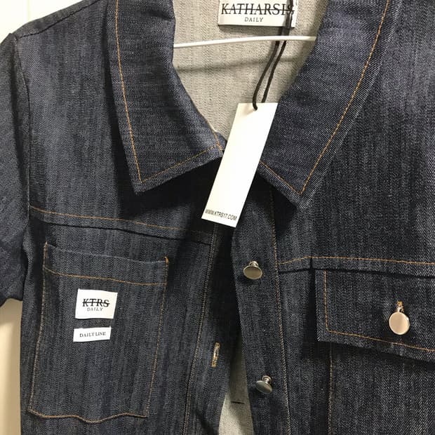 카타르시스 데일리 미니 원피스 진청 S