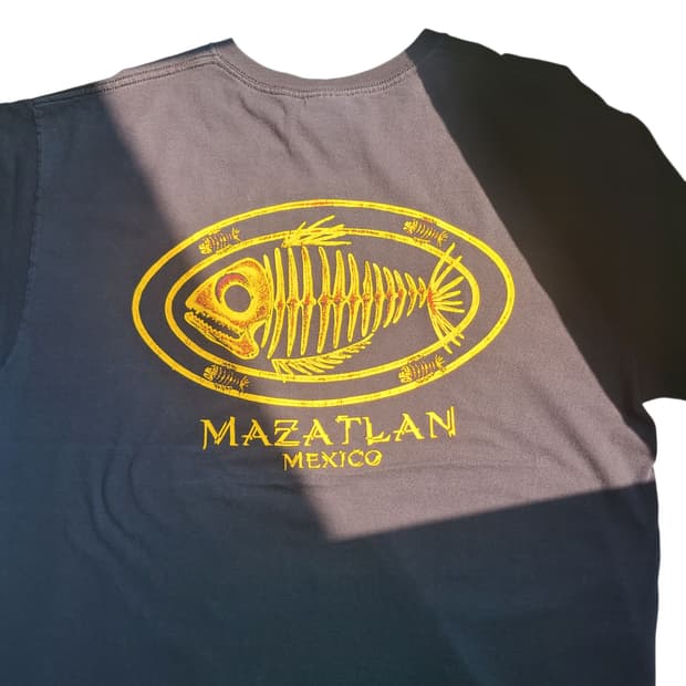 Mazatlán Mexico Fishbone Graphic Tee