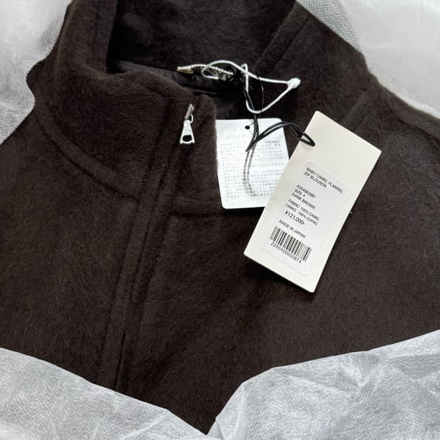 25aw 오라리 베이비카멜 블루종 다크브라운 4사이즈