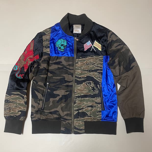 디젤 패치워크마원 카모 항공점퍼 XXL