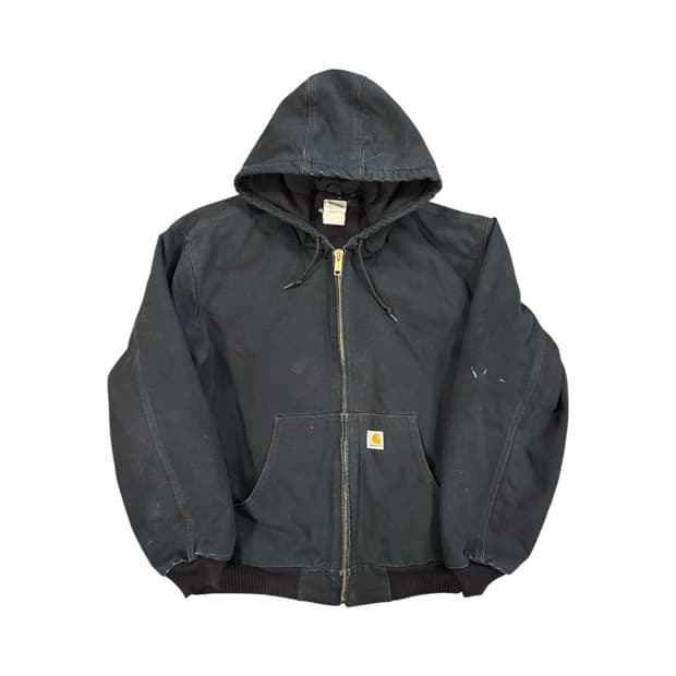 XL) 칼하트 블랙&페이드그린 액티브 자켓 J140 OJ-P--