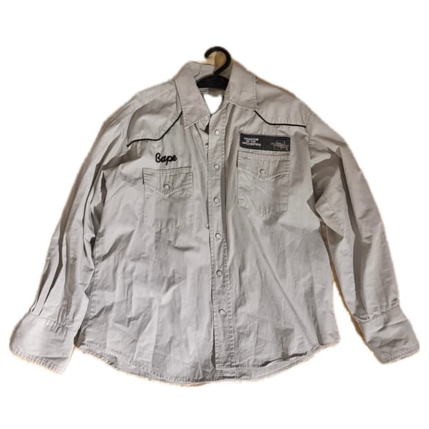 Bape Vintage Western Shirts M size