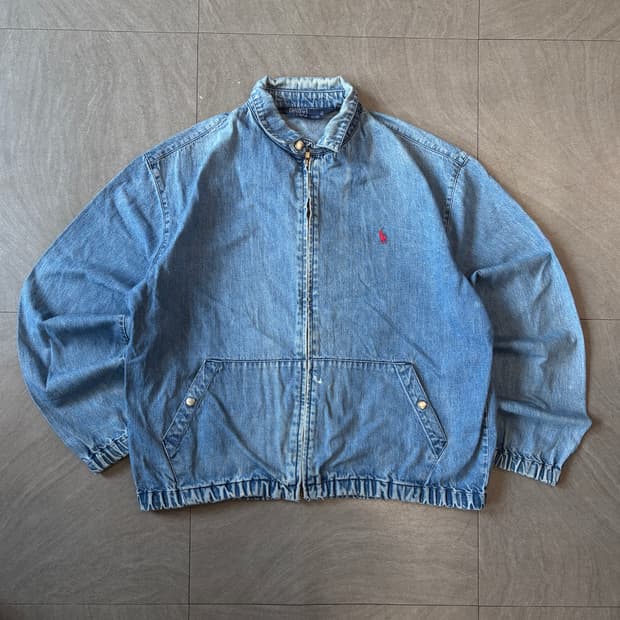 폴로 정품 데님 스윙톱 자켓