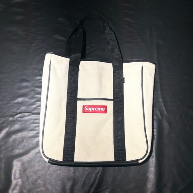 슈프림 박스로고 후리스 백