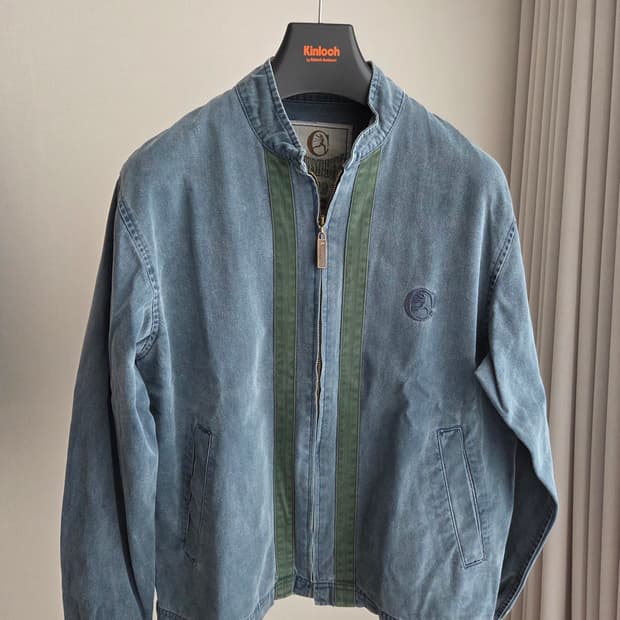 챔피온 빈티지 봄버 블루종 자켓