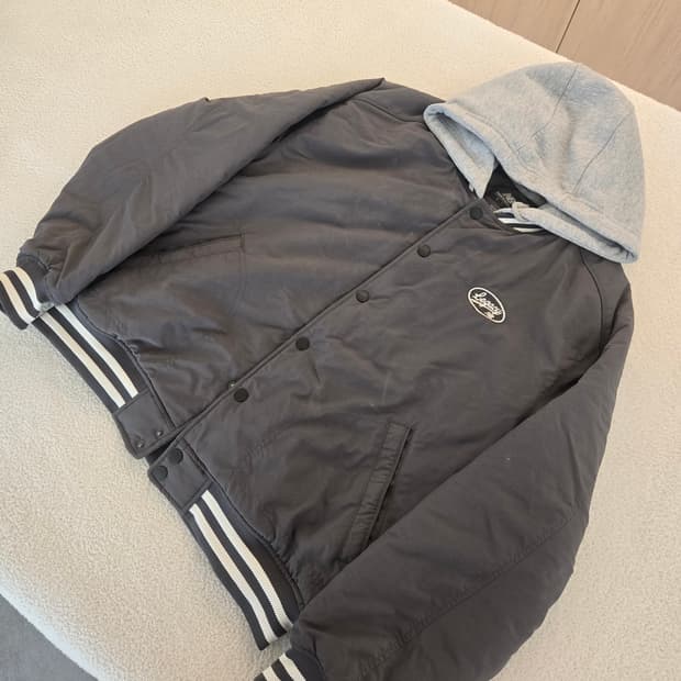 뉴발란스 레거시 후드 바시티 야구점퍼 S