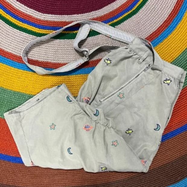 프랩보아 FRAPBOIS 여자 배기팬츠 멜빵바지 0