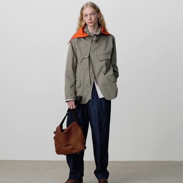 24aw D.MARTY DEER LEATHER SHOULDER BAG