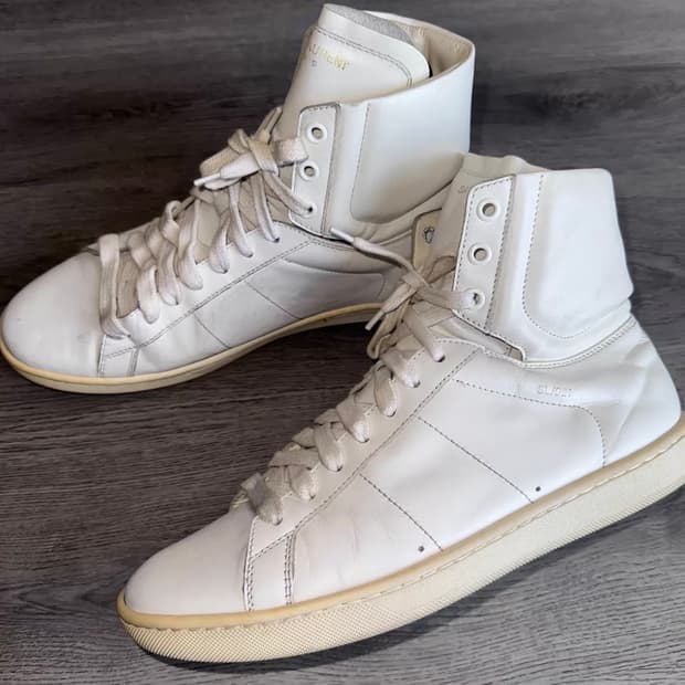 생로랑 화이트 하이탑 SL/01 