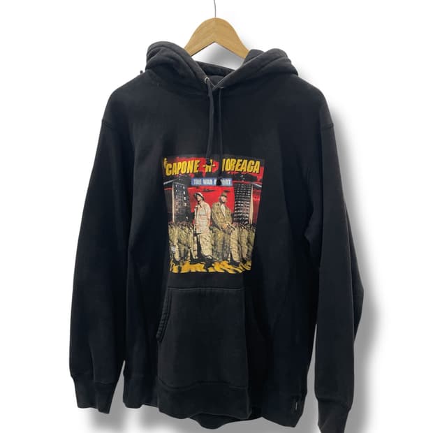 Supreme 16FW 더 워 리포트 후드 블랙