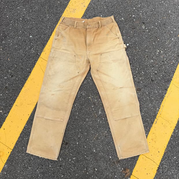 칼하트 더블니 Carhartt B01 BRN 36x32