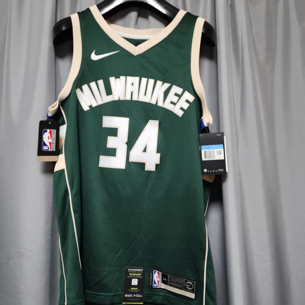 나이키 밀워키벅스 안테토쿤보 스윙민 져지 44사이즈 새제품